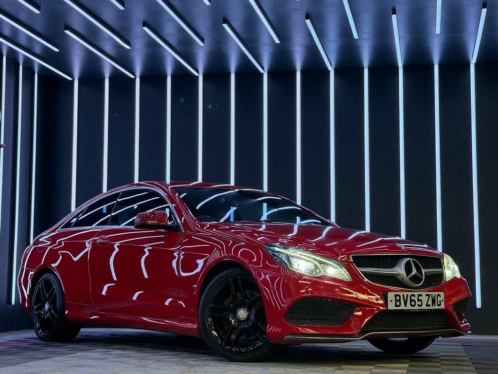 Mercedes-Benz E Class 3.0 E350d V6 Bluetec Amg Line G-tronic Euro 6 S Red
