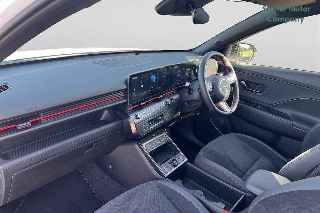 Hyundai Kona 1.6 Hybrid 129 N Line S Dct GF75MXD White #6