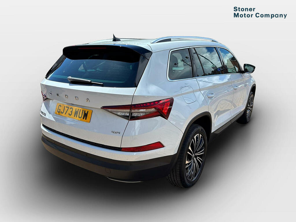Skoda Kodiaq 2.0 Tsi 190 Se L Executive 4X4 Dsg 7 Seat GJ73WUW White #3