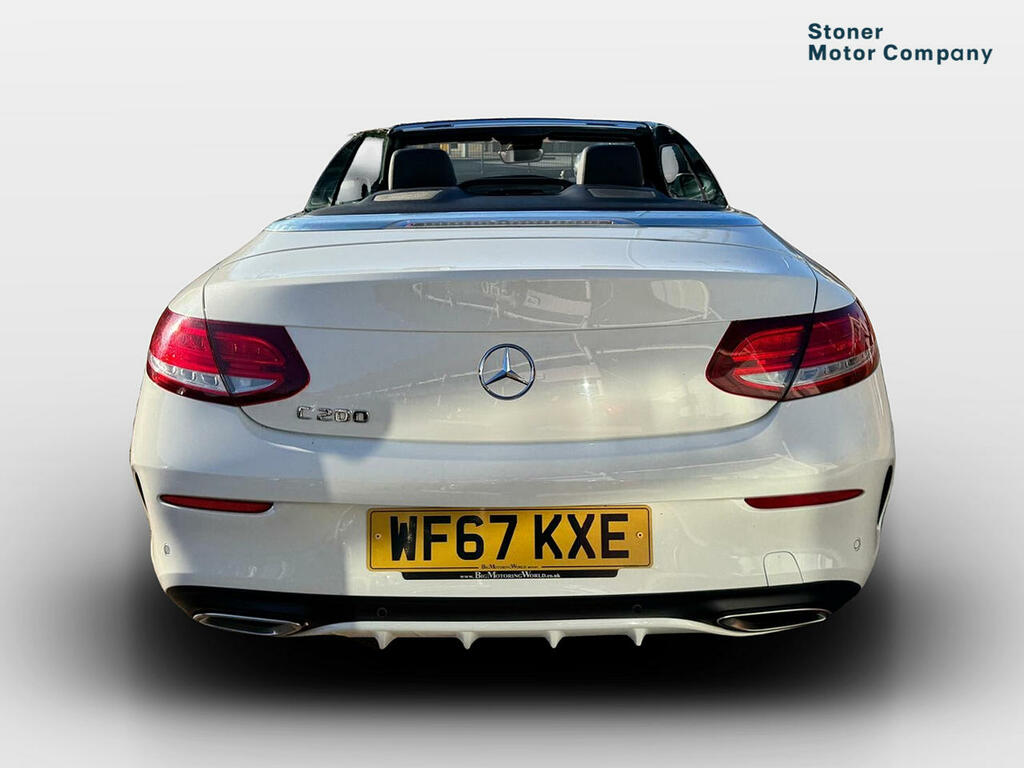 Mercedes-Benz C Class C200 Amg Line White #4