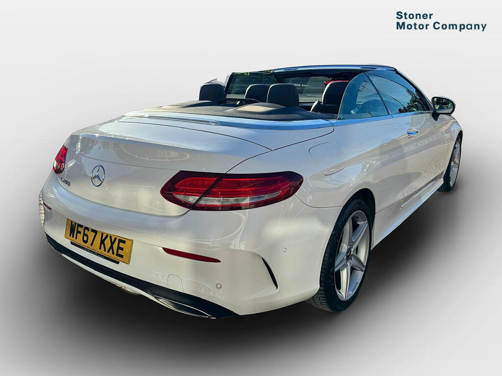 Mercedes-Benz C Class C200 Amg Line White #3
