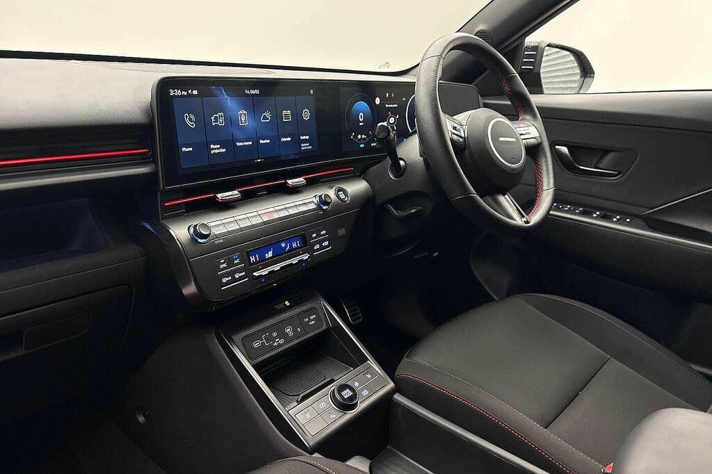 Hyundai Kona 1.6 Hybrid 129 N Line Dct Black #4
