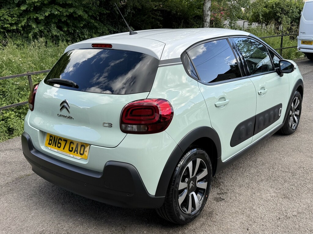 Citroen C3 Hatchback 1.2 Puretech Flair 2017 Green #3