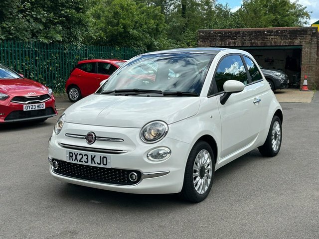 Fiat 500 1.0 Mhev Hatchback RX23KJO White #3