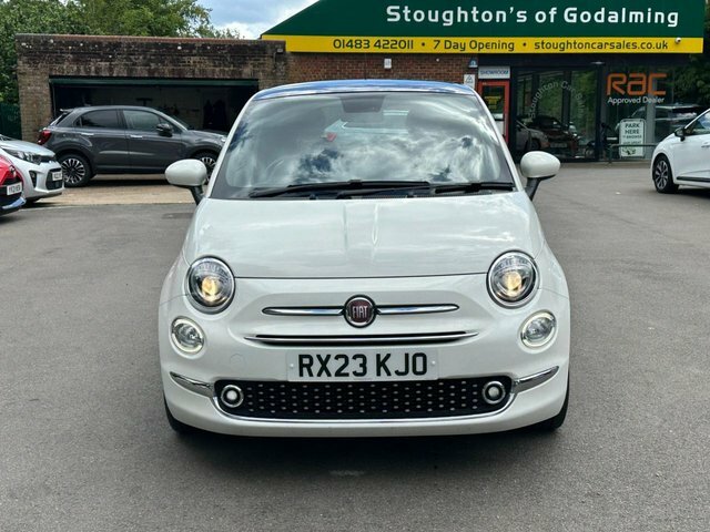 Fiat 500 1.0 Mhev Hatchback RX23KJO White #2