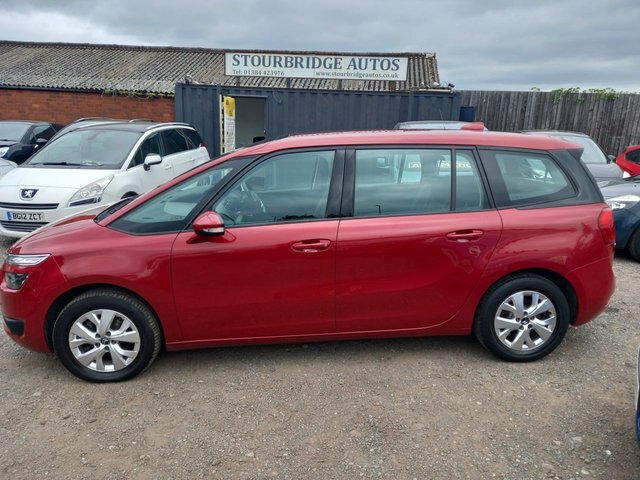 Citroen Grand C4 Picasso 1.6 Bluehdi Vtr Mpv YG16EYA Red #2