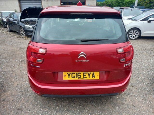 Citroen Grand C4 Picasso 1.6 Bluehdi Vtr Mpv YG16EYA Red #4