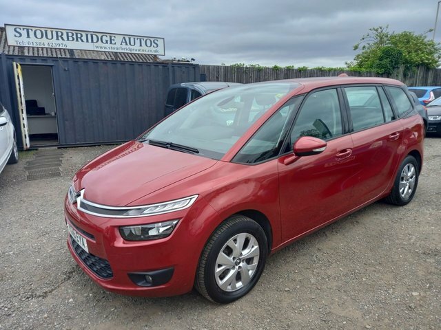 Citroen Grand C4 Picasso 1.6 Bluehdi Vtr Mpv Red
