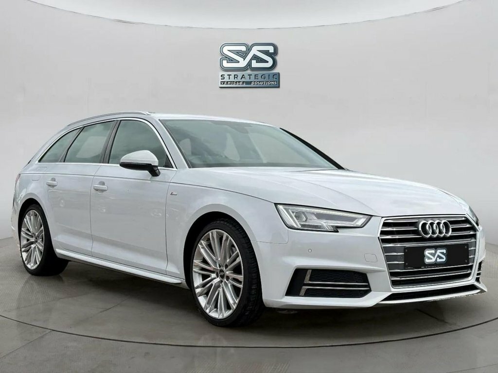 Audi A4 Avant 2L S Line White #2