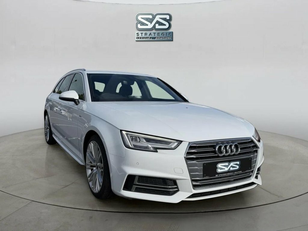 Audi A4 Avant 2L S Line White #2
