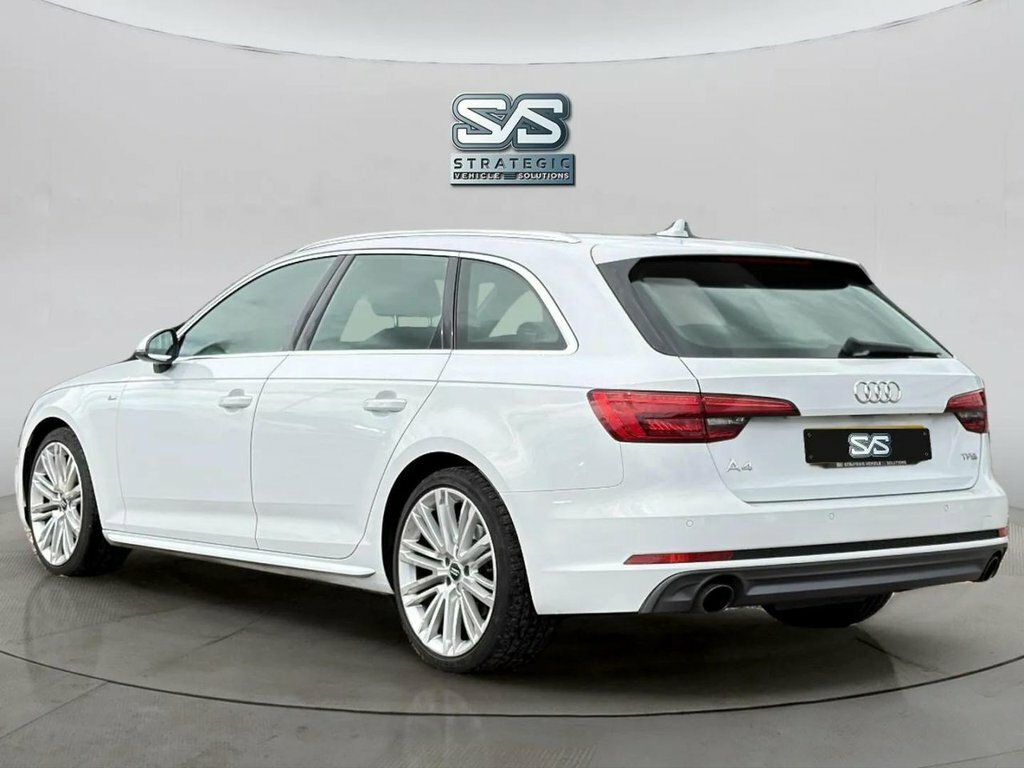 Audi A4 Avant 2L S Line White #6