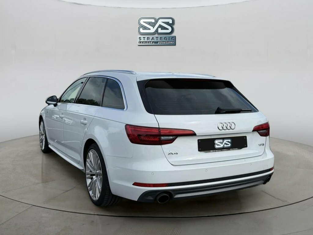 Audi A4 Avant 2L S Line White #6