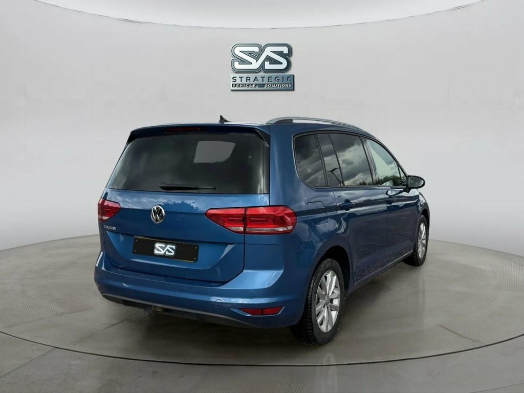 Volkswagen Touran Se Family Tdi Blue #4