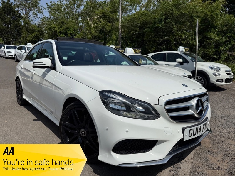 Mercedes-Benz E Class E220 Cdi Amg Sport White