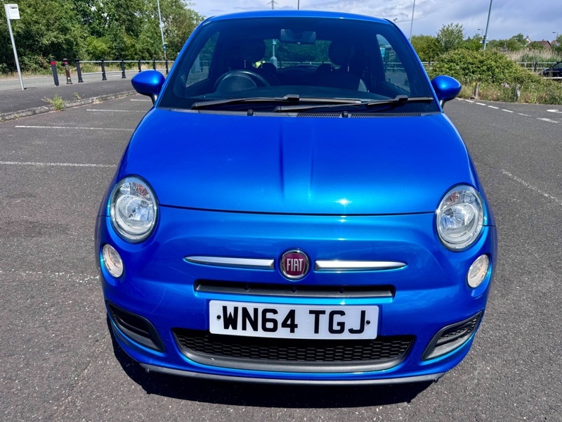 Fiat 500 S Blue #2