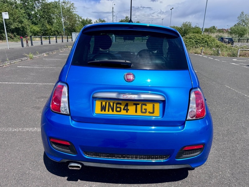 Fiat 500 S Blue #5