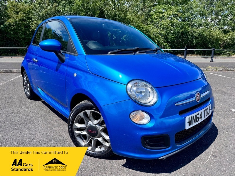Fiat 500 S Blue