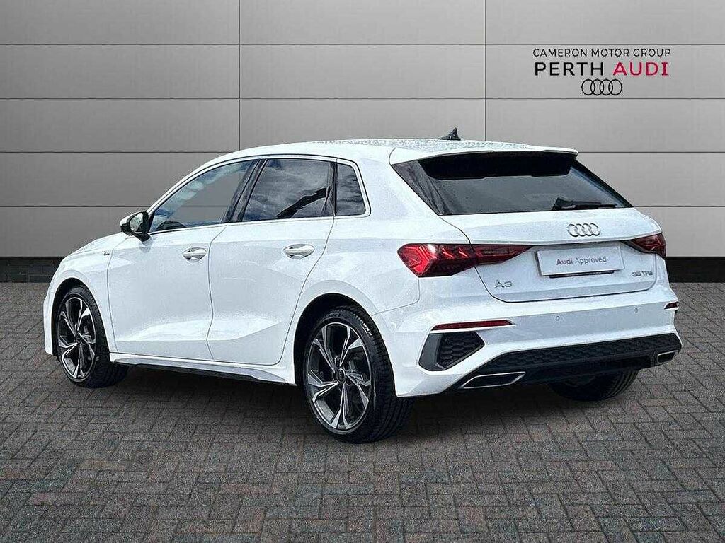 Audi A3 S Line 35 Tfsi 150 Ps 6-Speed SY23YUW White #3