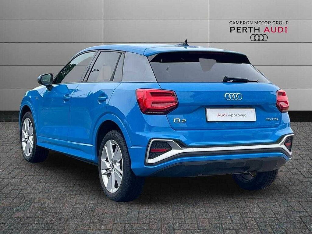 Audi Q2 S Line 35 Tfsi 150 Ps S Tronic GM21KKX Blue #3