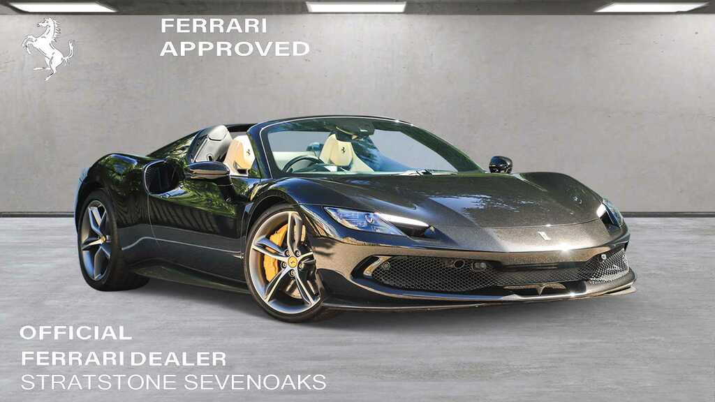 Ferrari 296 Gts 3.0T V6 7.45Kwh Spider F1 Dct Euro 6 Ss 202 Black