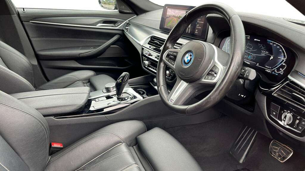 BMW 5 Series 530E M Sport 2023 YK23WEG Black #6