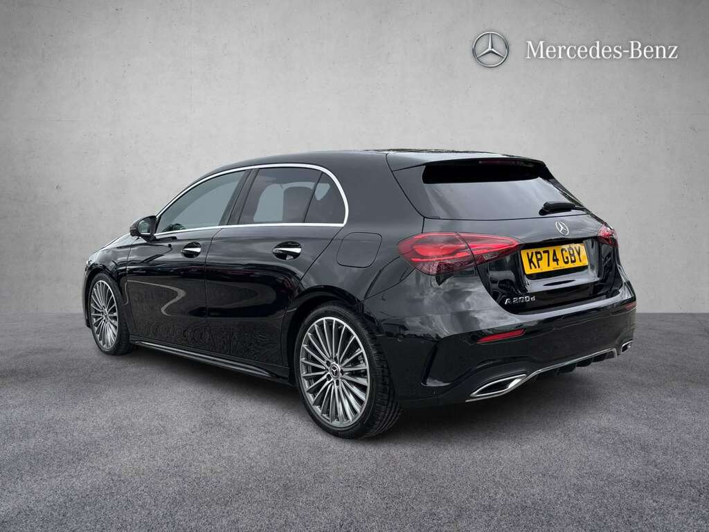 Mercedes-Benz A Class A200d Amg Line Premium Plus 2024 Black #2