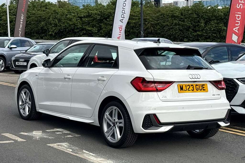 Audi A1 25 Tfsi S Line 2023 MJ23GUE White #2