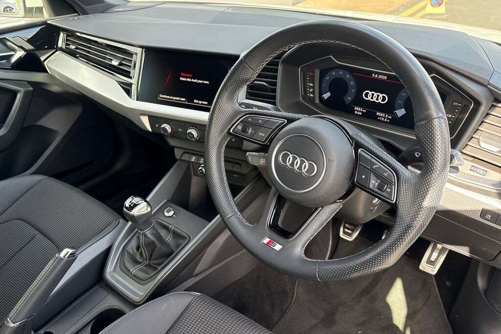 Audi A1 25 Tfsi S Line 2023 MJ23GUE White #5