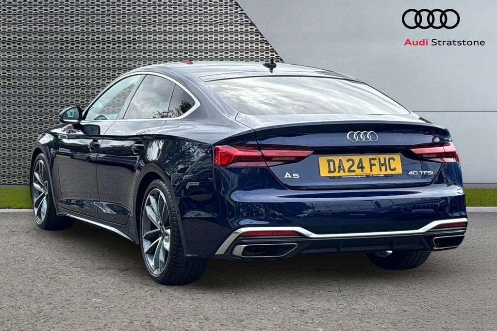 Audi A5 40 Tfsi 204 S Line S Tronic Tech Pack 2024 DA24FHC Blue #3