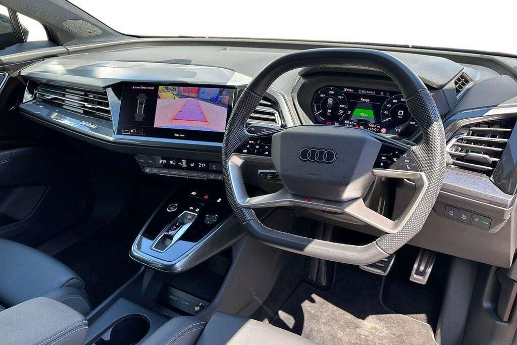 Audi Q4 E Tron 250Kw 55 Quattro 82Kwh Black Edition 2024 AK24LTJ Blue #6