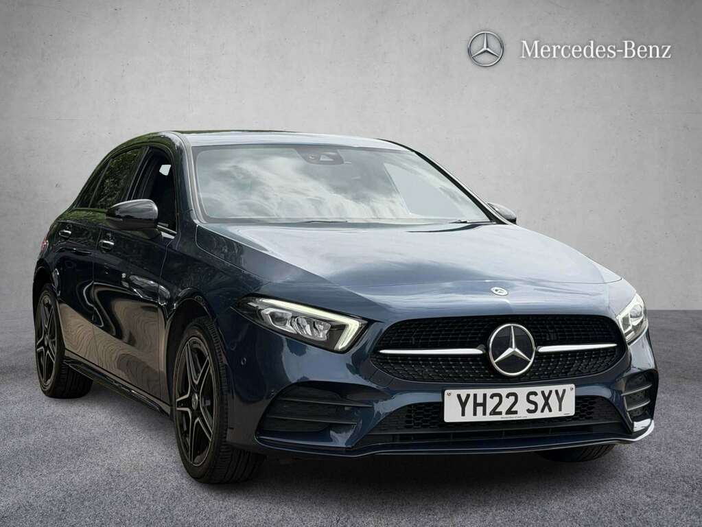 Mercedes-Benz A Class A250e Amg Line Premium Edition 2022 YH22SXY Blue #4