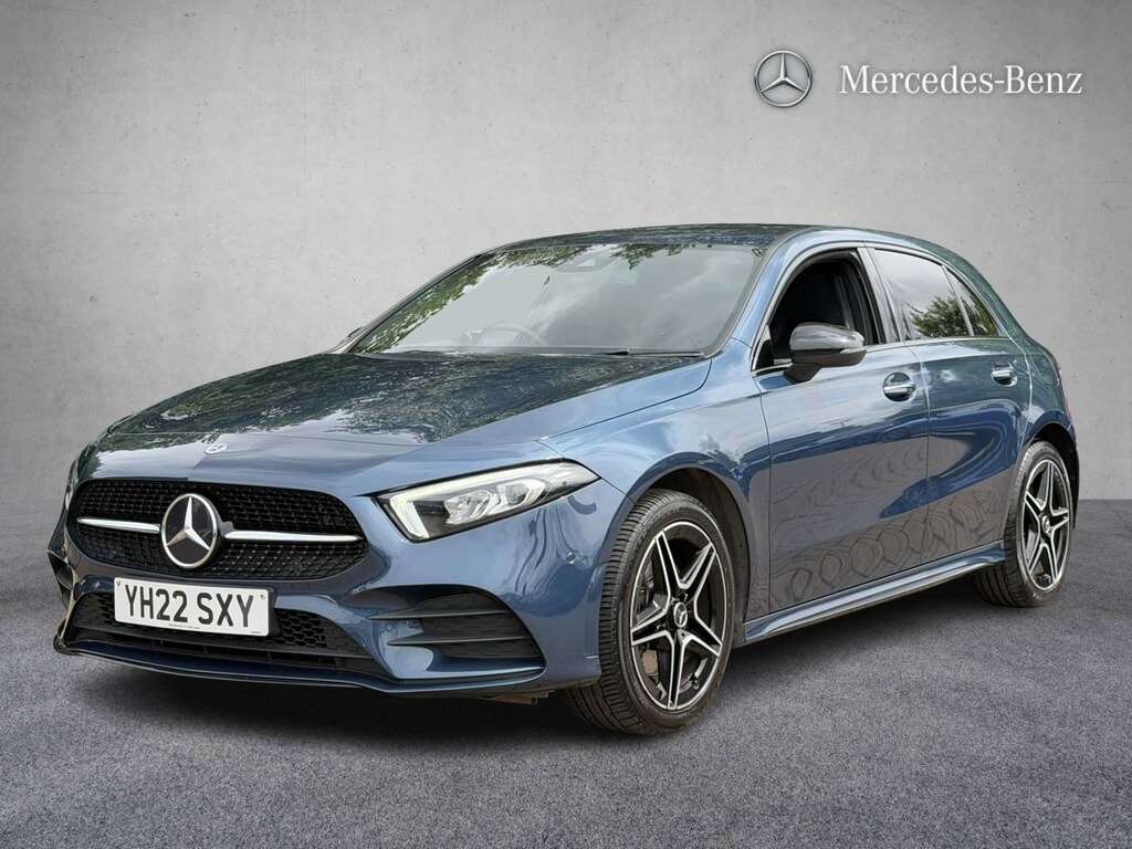 Mercedes-Benz A Class A250e Amg Line Premium Edition 2022 YH22SXY Blue #6