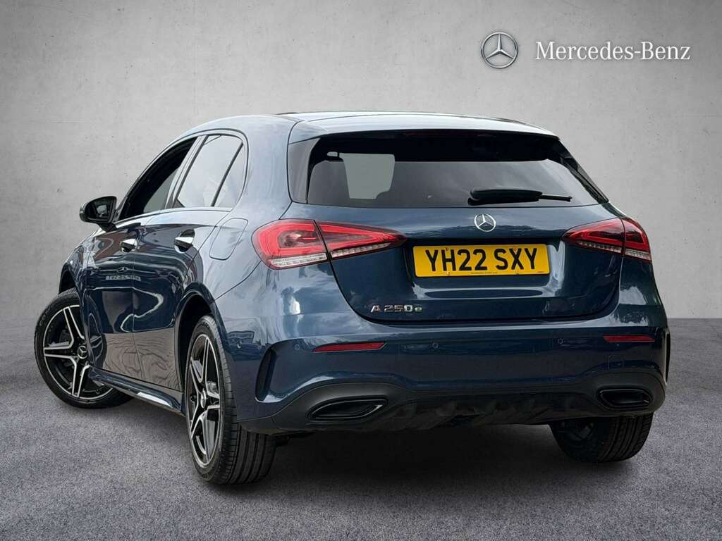 Mercedes-Benz A Class A250e Amg Line Premium Edition 2022 YH22SXY Blue #2