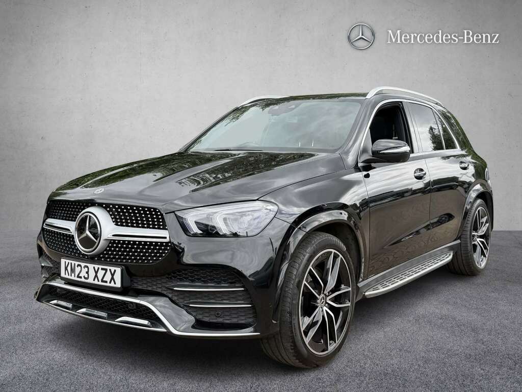 Mercedes-Benz GLE Class 400D 4Matic Amg Line Prem 9G-tron 7 St 202 KM23XZX Black #6