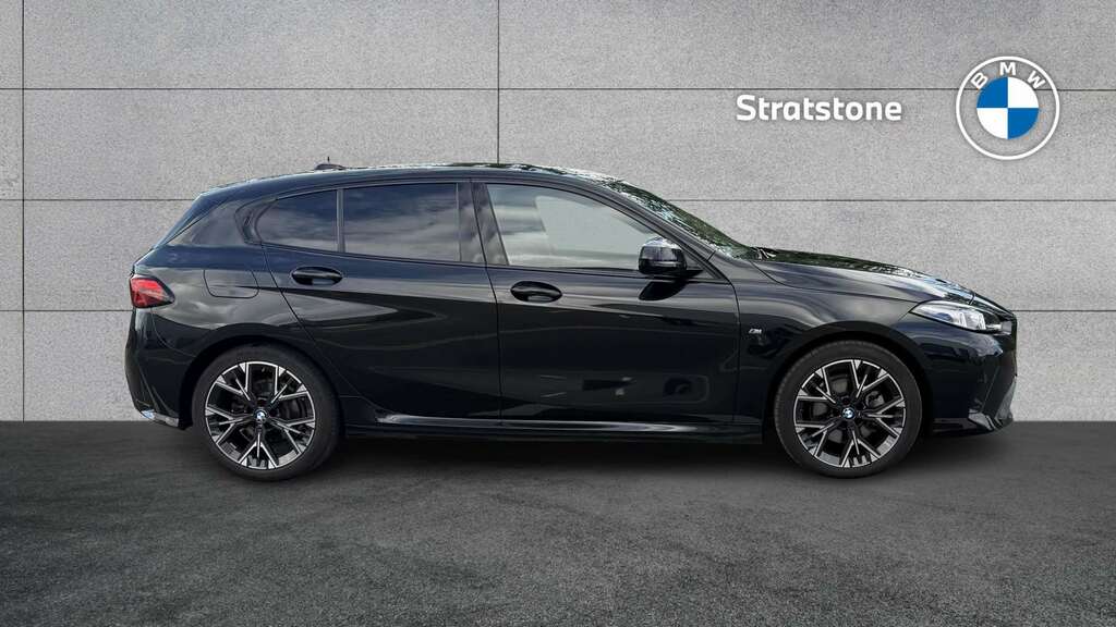 BMW 1 Series 120 M Sport Step 2024 FD74ULB Black #3