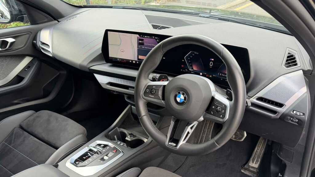 BMW 1 Series 120 M Sport Step 2024 FD74ULB Black #6
