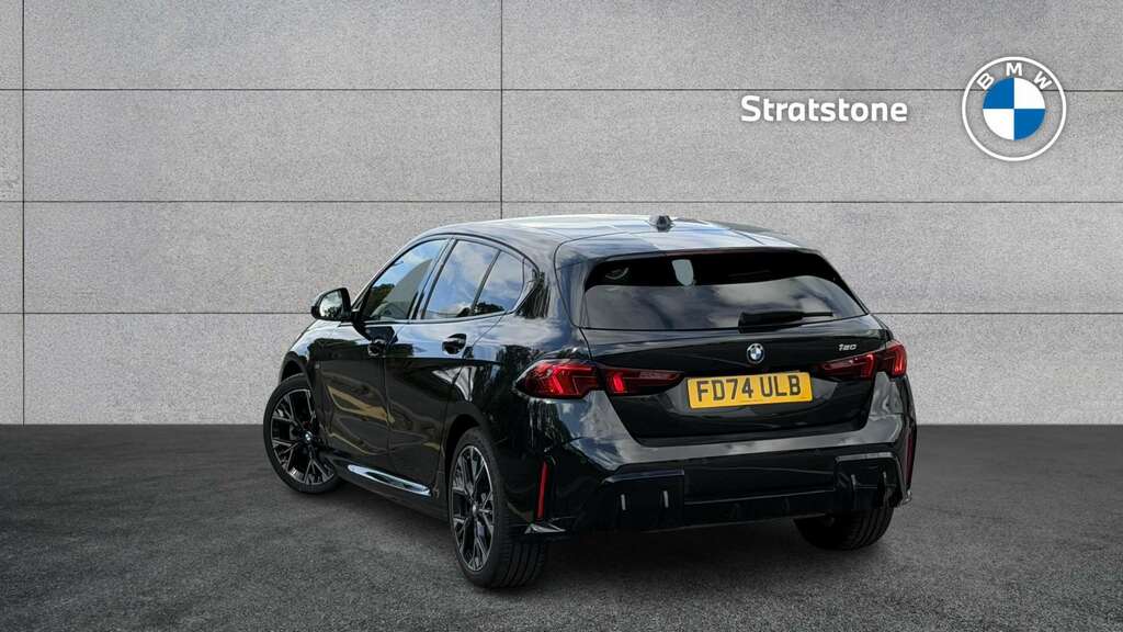 BMW 1 Series 120 M Sport Step 2024 FD74ULB Black #2