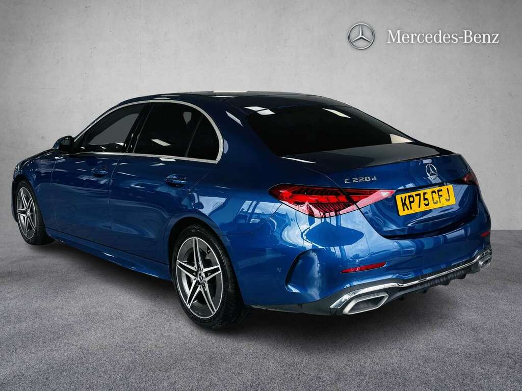 Mercedes-Benz C Class C220d Amg Line 9G-tronic 2025 KP75CFJ Blue #2