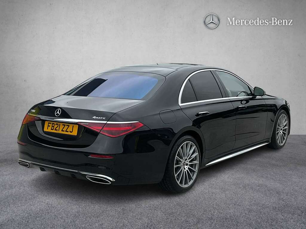 Mercedes-Benz S Class S500 4Matic Amg Line Premium 9G-tronic 2021 Black #4