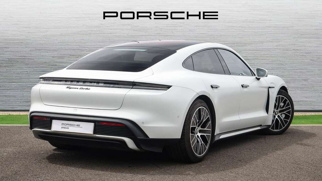 Porsche Taycan Turbo 2023 2023 BV23KCX White #3