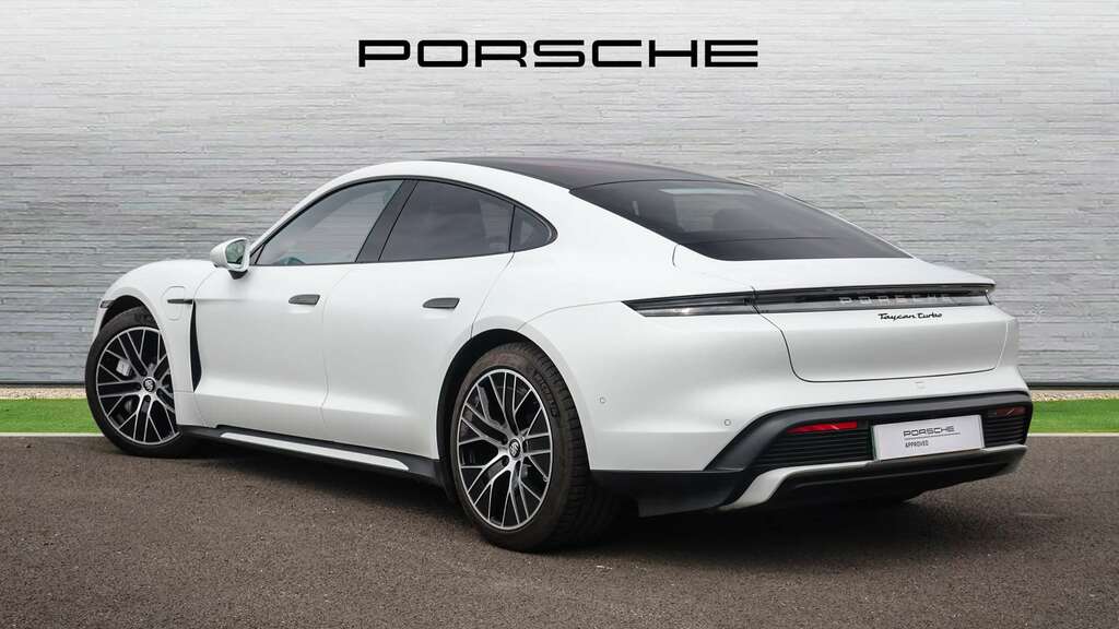 Porsche Taycan Turbo 2023 2023 BV23KCX White #4