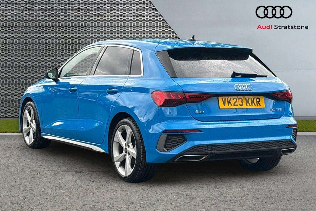 Audi A3 30 Tfsi S Line 2023 VK23KKR Blue #3