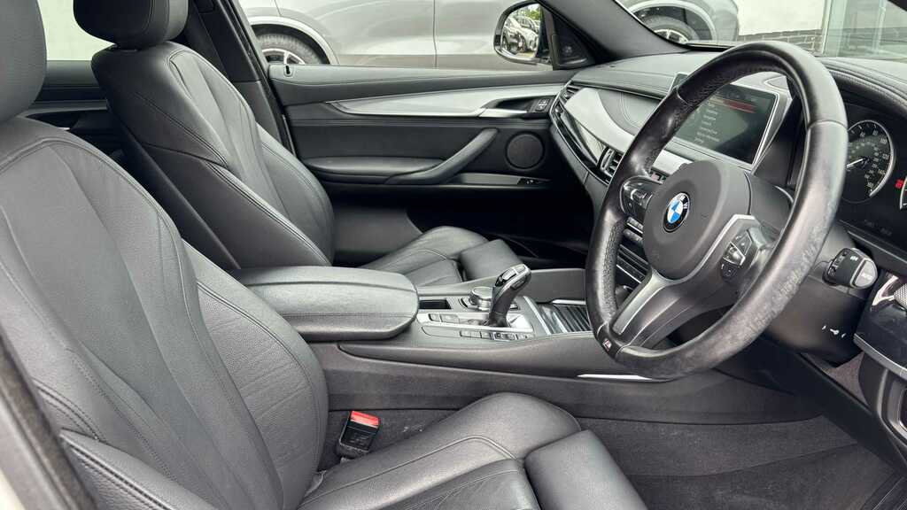 BMW X6 Xdrive40d M Sport Step 2016 White #3
