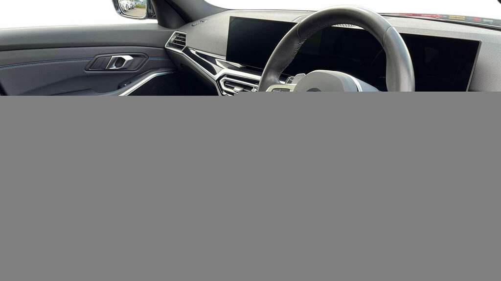 BMW 3 Series 330E M Sport Step 2024 KJ73UKA Black #4