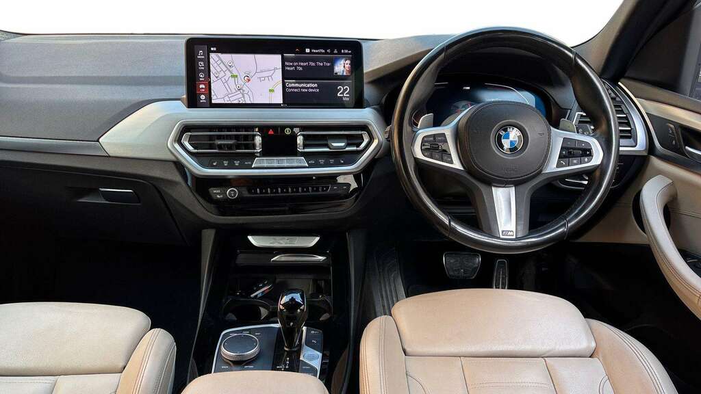 BMW X3 Xdrive30d Mht M Sport 2022 EA22FCE White #5