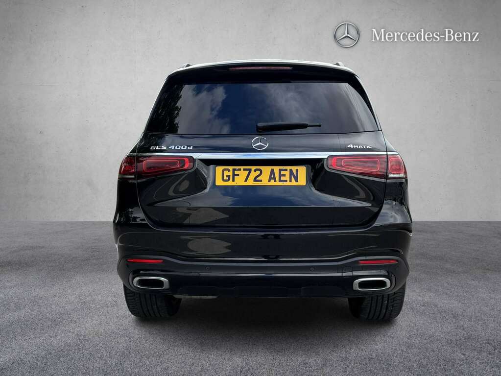 Mercedes-Benz GLS Class 400D 4Matic Night Ed 9G-tronic 2022 Black #6