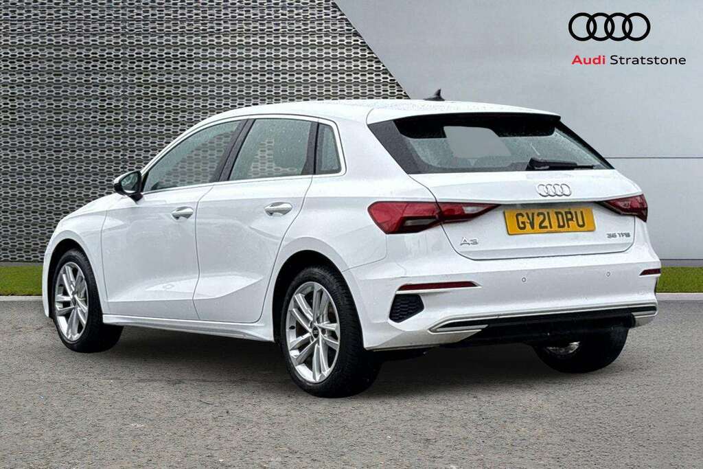 Audi A3 35 Tfsi Sport S Tronic 2021 GV21DPU White #3