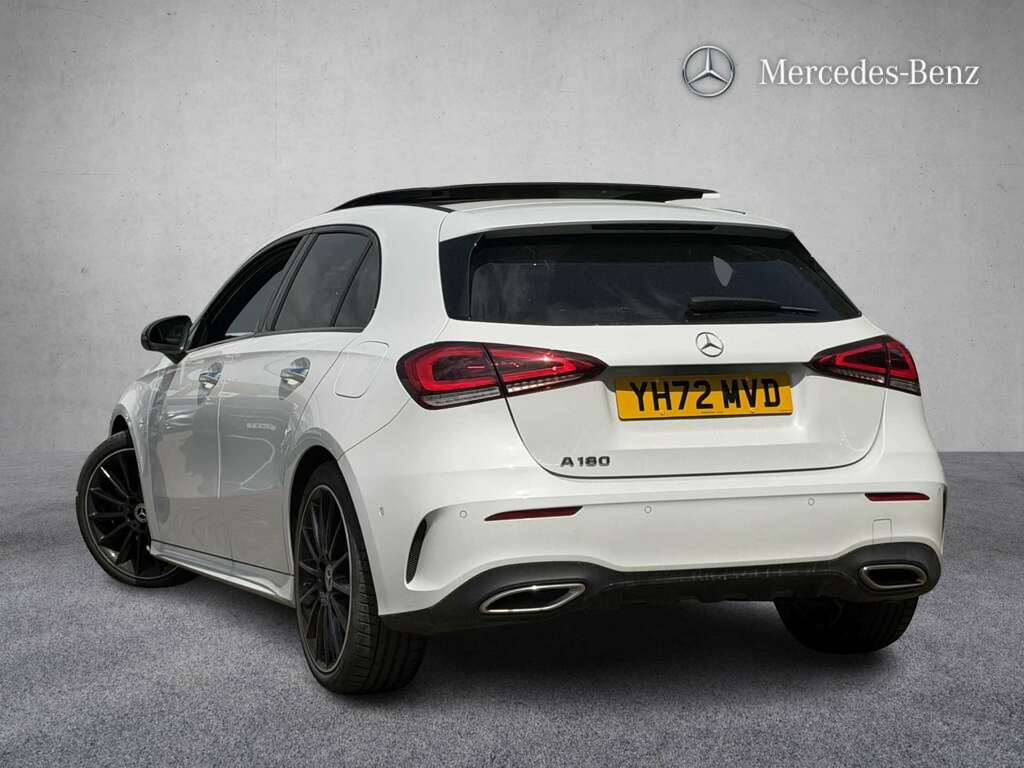 Mercedes-Benz A Class A180 Amg Line Premium Plus Night Edition YH72MVD White #2