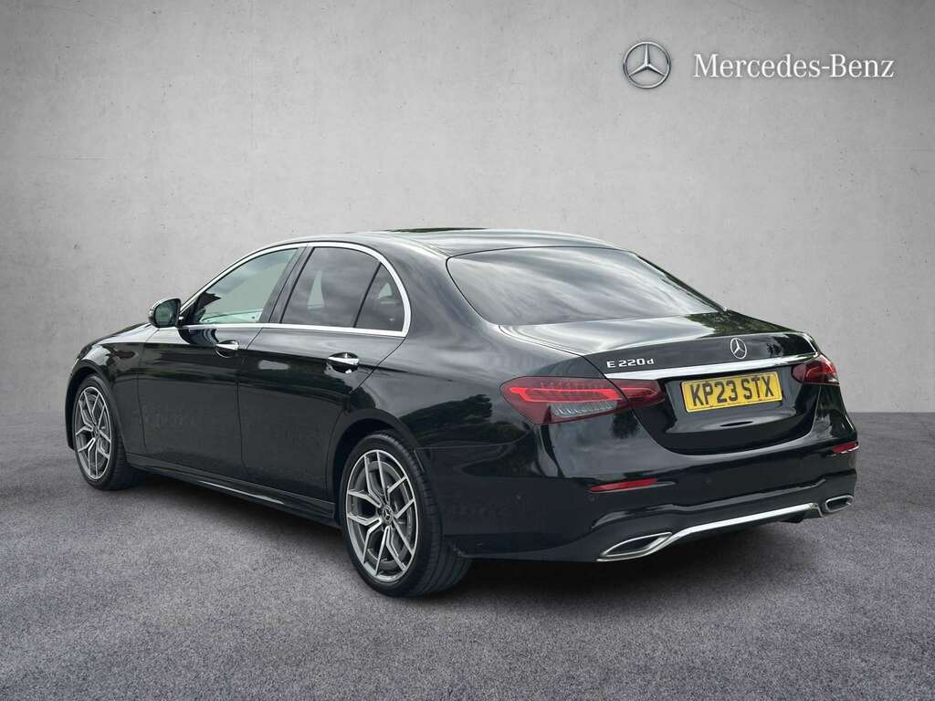 Mercedes-Benz E Class E220d 200 Amg Line Premium 9G-tronic 2023 KP23STX Black #2