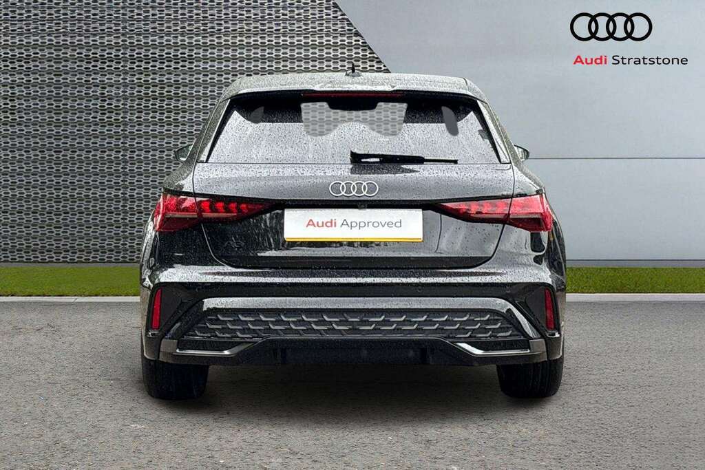 Audi A3 1.5 Tfsi 150 S Line S Tronic 2025 BT75NSE Black #5